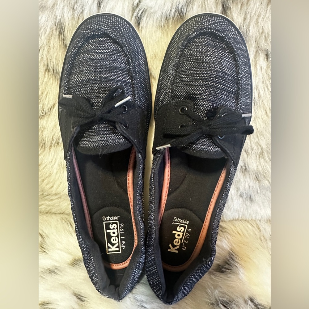 Keds Black and Gray Women's Sneakers